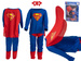 Strój kostium SUPERMAN dla dzieci 110-120 cm