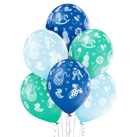 Balon Baby Boy (roczek, urodziny) 12" 1 szt.