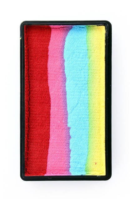 Farba do twarzy Split Cake 28g RED/ PINK/ TURQUOISE/ YELLOW PartyXplosion