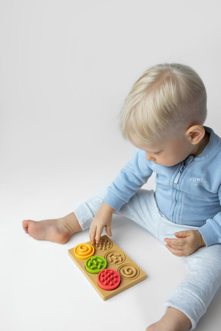 Puzzle sensoryczne kółeczka