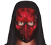 Czerwona maska hokeista z kapturem Halloween
