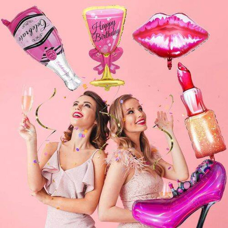 Balon foliowy szminka pomadka 40 x 95 cm