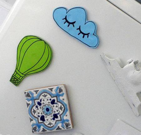 Naklejane dyski MAGNETYCZNE 1,27 cm 12 szt