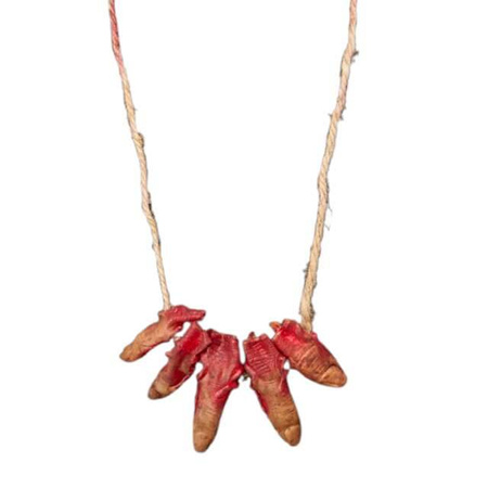 Naszyjnik odcięte palce Halloween