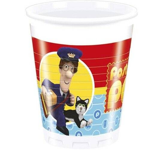 Kubeczki plastikowe Listonosz Pat 8 szt