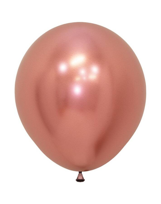 Balony Sempertex Chrome Shiny Reflex Rose Gold 18 cali 1 szt.