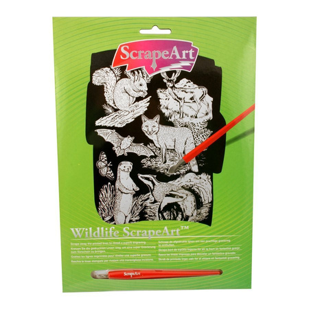 Zdrapywanka kreatywna zwierzęta ScrapeArt
