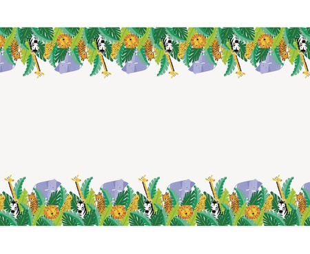Obrus foliowy Dżungla Safari 137x213 cm