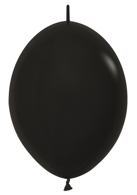 Balony do girland (Link-o-loon) LOL 12 cali Sempertex Solid 50 szt. Black