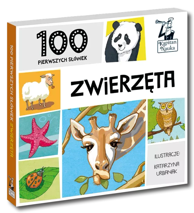 Książeczka Zwierzeta: 100 pierwszych słówek