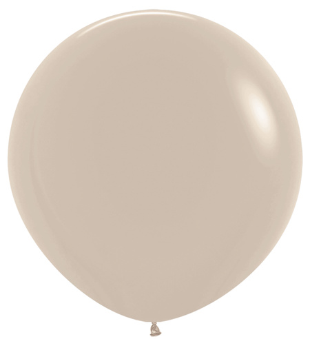Balon Kula Sempertex Solid 36 cali 1 szt. White Sand