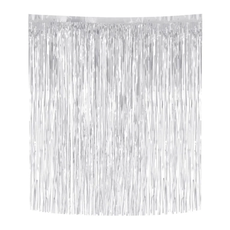 Włosy anielskie na choinkę srebrne 33x50cm