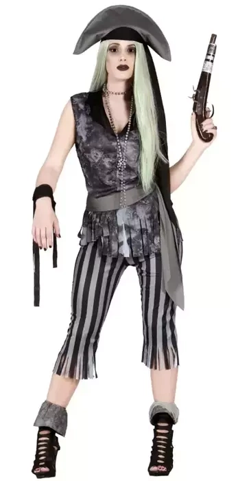 Strój dla dorosłych Piratka (spodnie,bluzka,kapelusz,pasek)