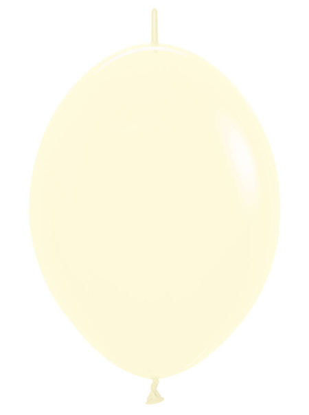 Balony do girland (Link-o-loon) LOL 12 cali Sempertex 50 szt. Pastel Matte Yellow