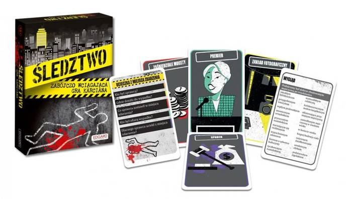 ŚLEDZTWO - KRYMINALNA GRA KARCIANA