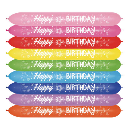 Balon do modelowania LOL660 Sempertex Happy Birthday 20 szt