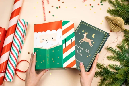 Pudełko prezentowe świąteczne MIKOŁAJ 15 x 22 cm