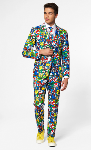 Garnitur męski licencjonowany SUPER MARIO zestaw