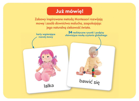 Montessori Pierwsze Słowa KARTY OBRAZKOWE 1-3