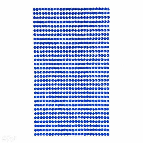 Kryształki jednokolorowe samoprzylepne 806 szt