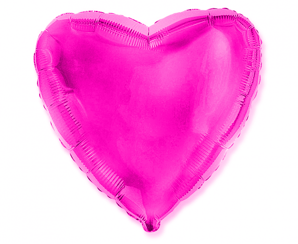 Serce jednokolorowy balon foliowy 18 cali