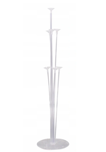 Stojak na balony stelaż Transparentny 70 cm