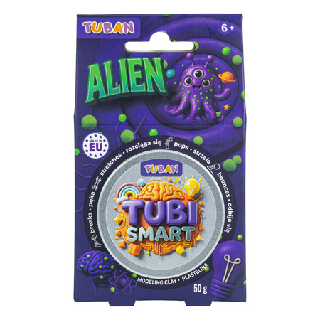 Smart plastelina TUBI - ALIEN - fioletowa 50 g