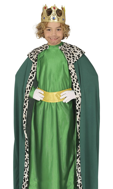 Strój dla dzieci Król Mędrzec Trzech Króli zielony