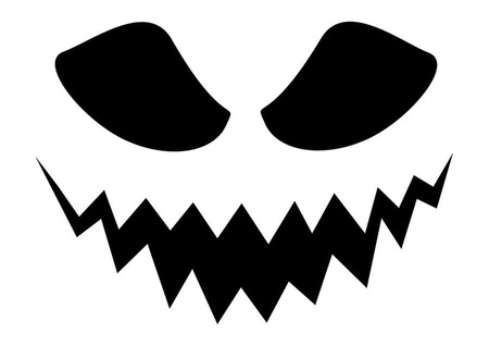 Szablony do wycinania dyni dekoracja Halloween 10 szt.