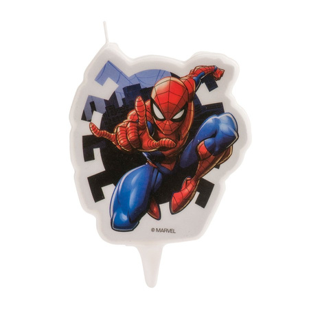 Świeczka urodzinowa na tort Spiderman Marvel 7 cm