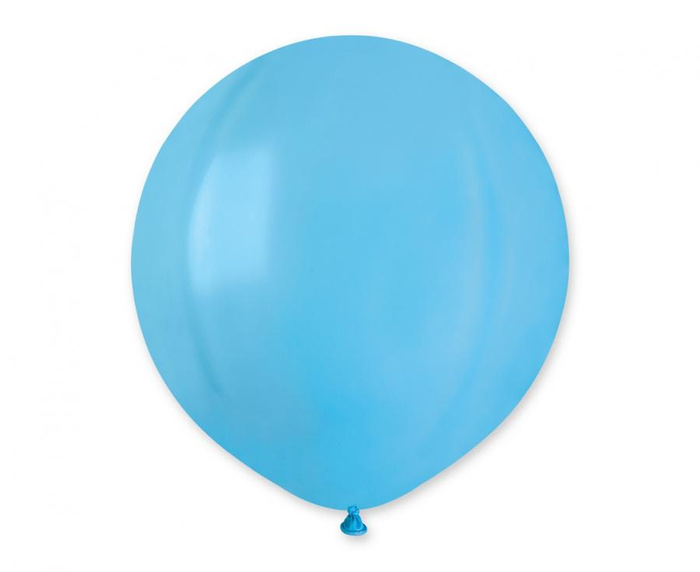 Balon Gemar jednokolorowy 19 cali 25 szt. Light blue - Jasnoniebieski