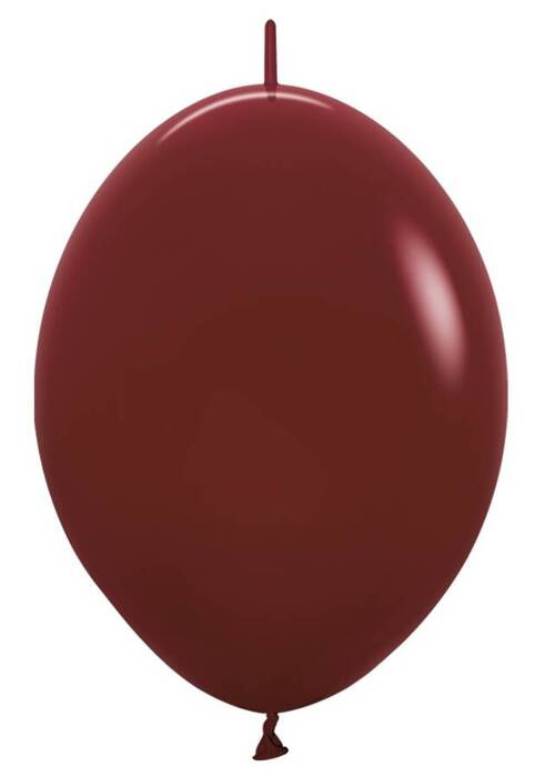 Balony do girland (Link-o-loon) LOL 12 cali Sempertex Solid 50 szt. Merlot