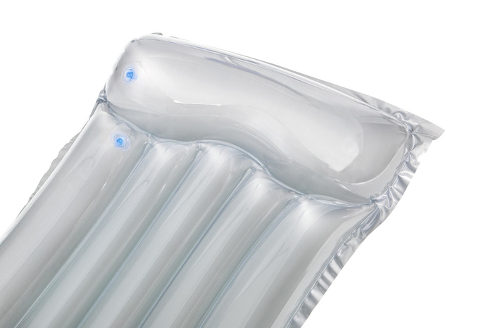 Materac dmuchany plażowy do pływania na basen wodę BESTWAY 44013 szary 90kg 183cm