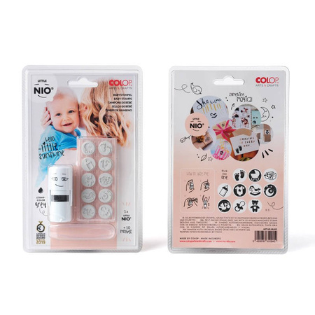 Pieczątka samotuszująca Little NIO - witaj na świecie