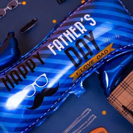 Balon foliowy wstęga Dzień Ojca Happy Father's Day 85 x 66 cm