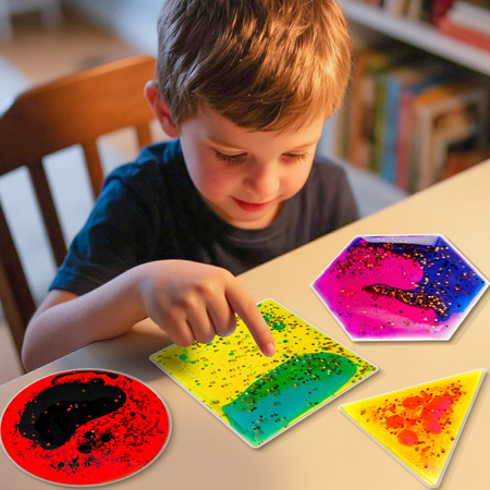 Gniotki sensoryczne z cieczą squishy 4 kształty Tullo