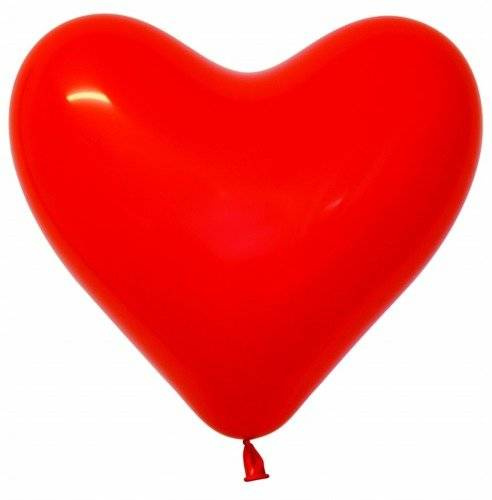 Balon jednokolorowy Sempertex SERCE 16'' 1 szt.