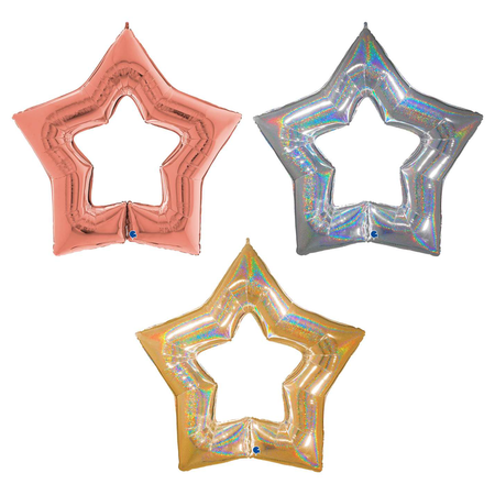 Gwiazdka Linky Star balon foliowy Grabo 122cm