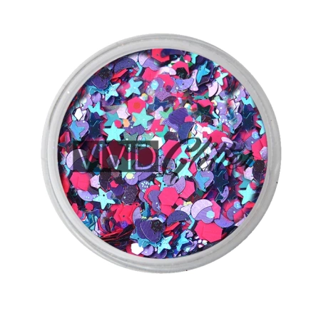 Brokat w żelu krem VIVID Glitter GLEAM Glitter Cream, kolor Blazin Unicorn 10 g