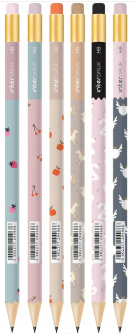 Ołówek z gumką do mazania ścierania Cute Things HB mix