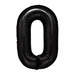 BALON foliowy CYFRA 100 cm CZARNA