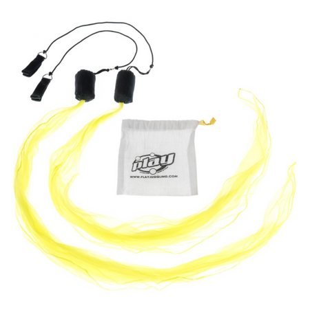 SCARF POI do żonglowania kolor ŻÓŁTY