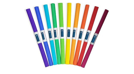 Bibuła marszczona MIX zestaw10 szt SPECTRUM