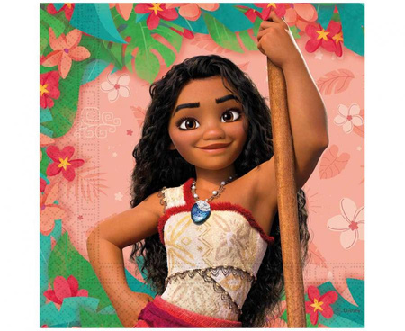 Serwetki papierowe kwadratowe Vaiana 33cm 20 szt.