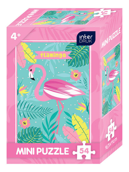 Puzzle MINI 54 elementy Mix wzorów