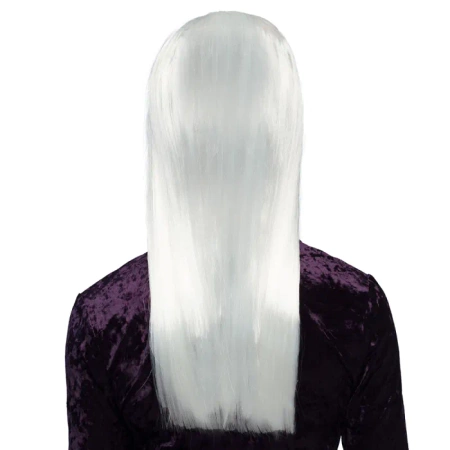 Peruka Biała Wiedźma długa White Witch