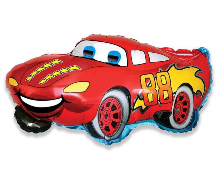 Auta ZYGZAK Samochód Czerwony balon foliowy 24 calr