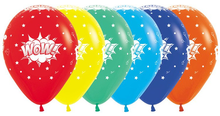 Balon Sempertex Komiks 12'' 1 szt. Czerwony