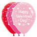 Balony Sempertex Happy Valentines Day 12'' 12 szt Czerwone