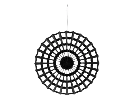 Rozeta dekoracyjna Pajęczyna czarna 50 cm